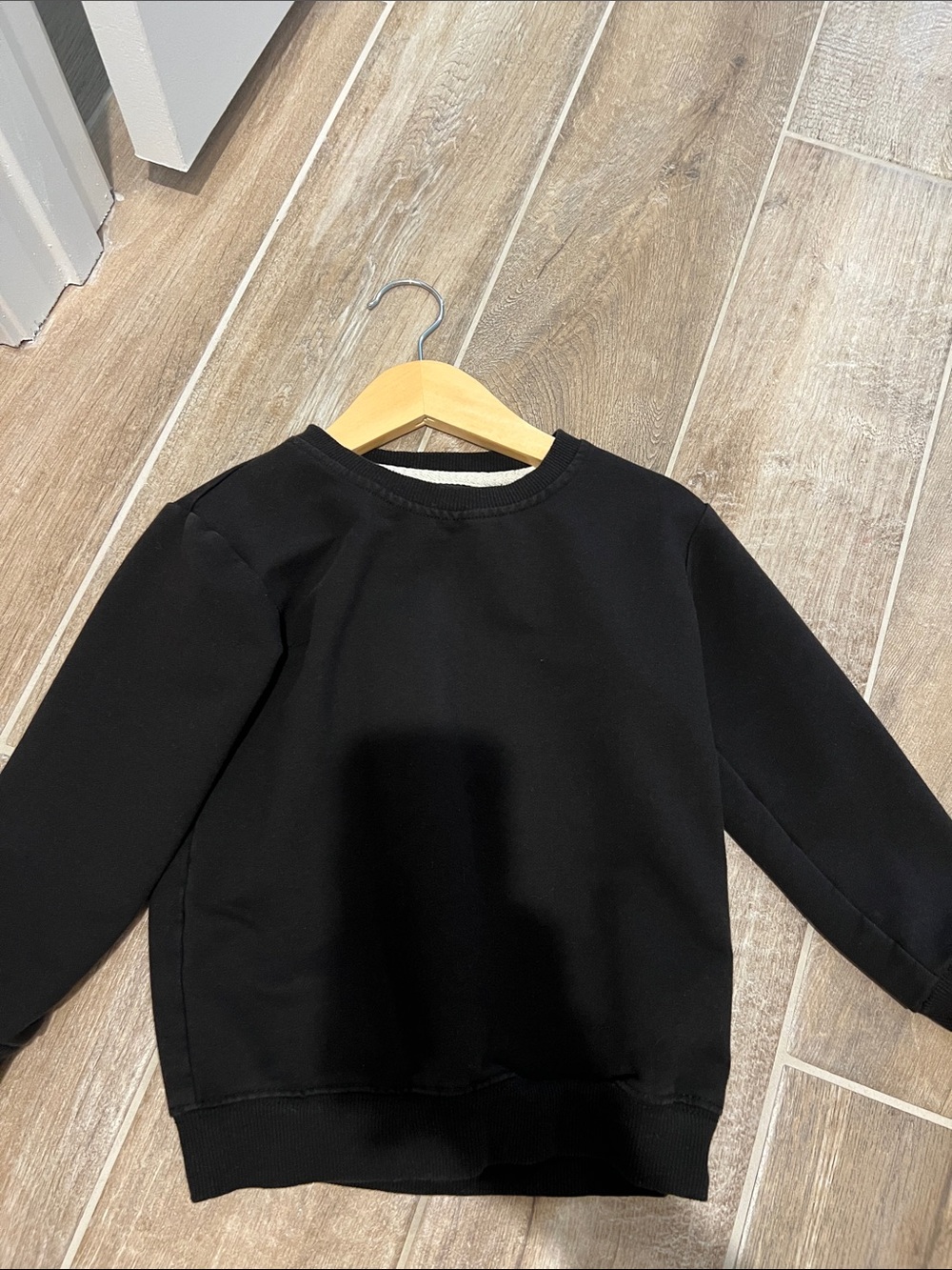Kids Black Crewneck Sweatshirt - Unbranded
